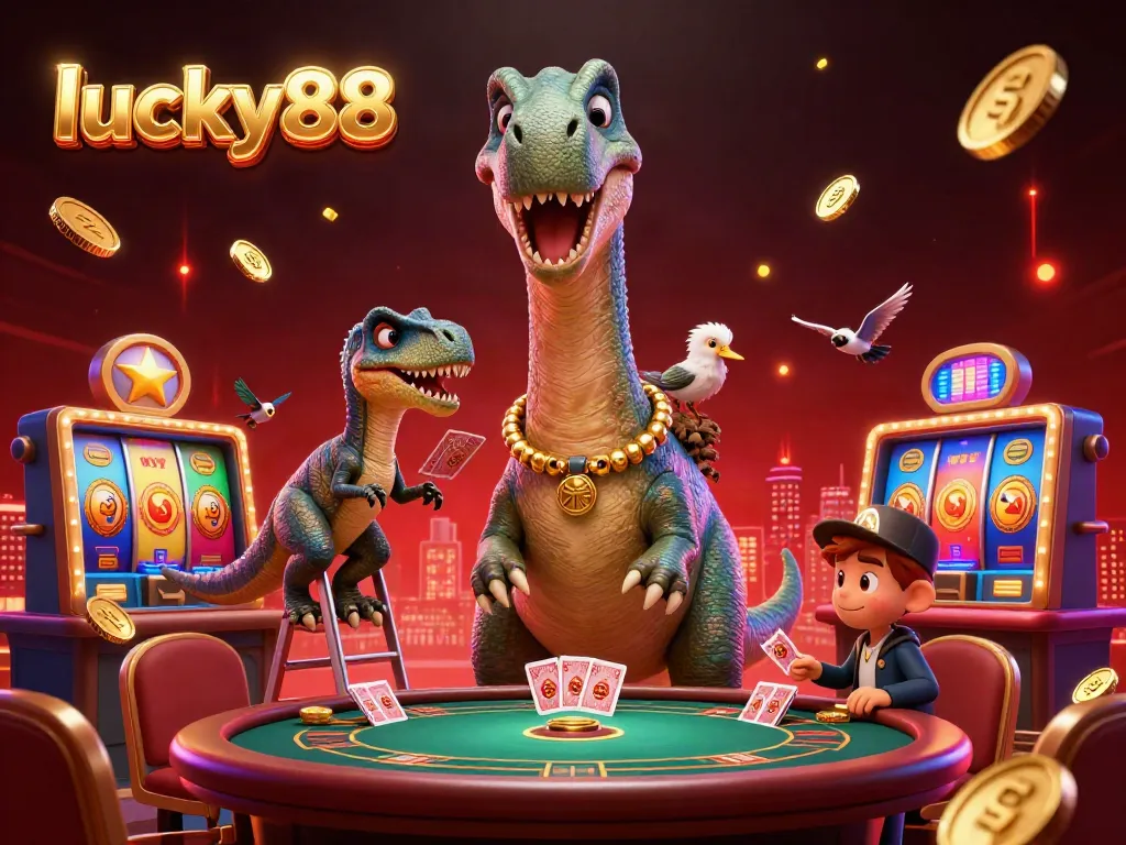 Players experience exciting wins with lucky88 as they play a vivid and colorful casino game.