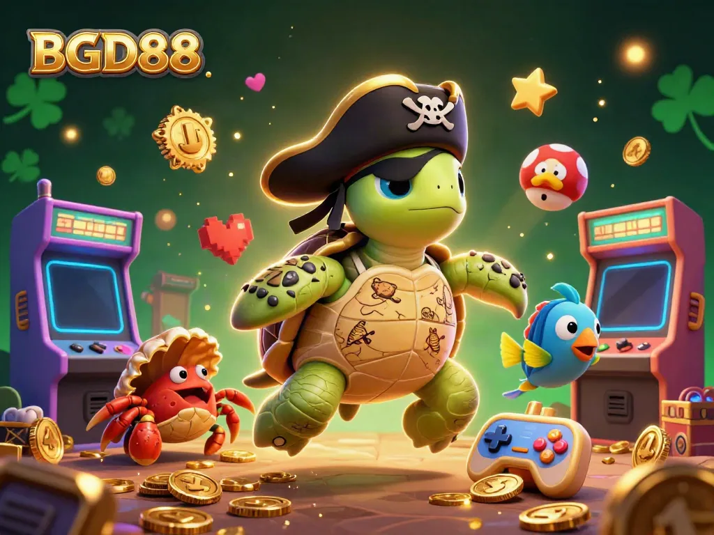 Engage with BGD88's thrilling gaming atmosphere featuring cartoon characters in a lively underwater scene.