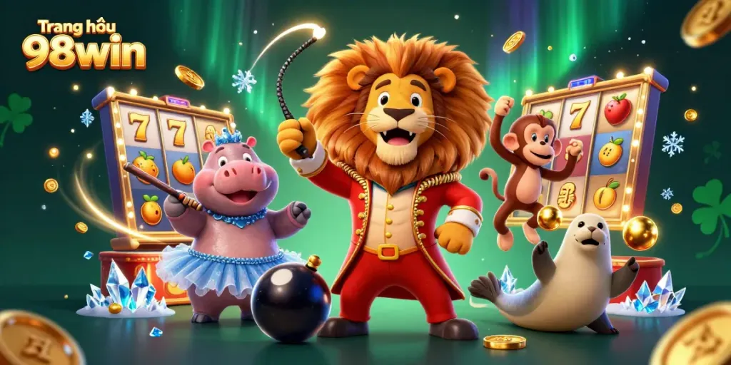 Experience the excitement of slots with Trang chủ 98win, featuring vivid characters and shimmering jackpots!