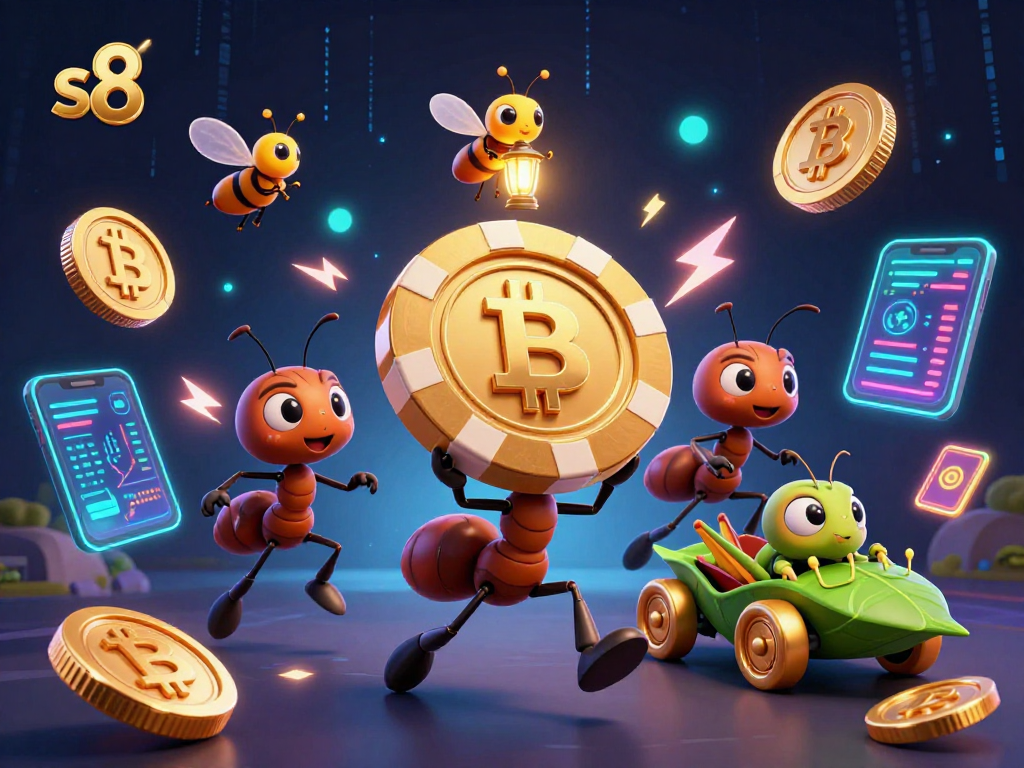 S8 players engaging in a fun casino heist, showcasing vibrant gambling elements.