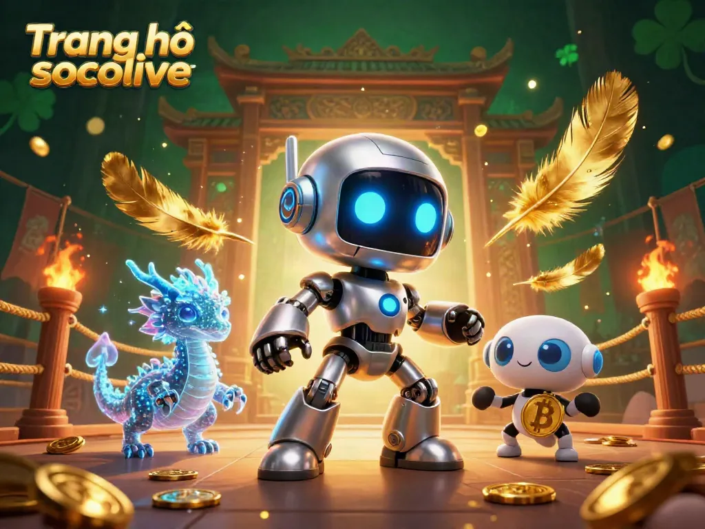 Experience the excitement of Trang chủ socolive with a vibrant 3D casino scene showcasing dynamic characters and gaming elements.