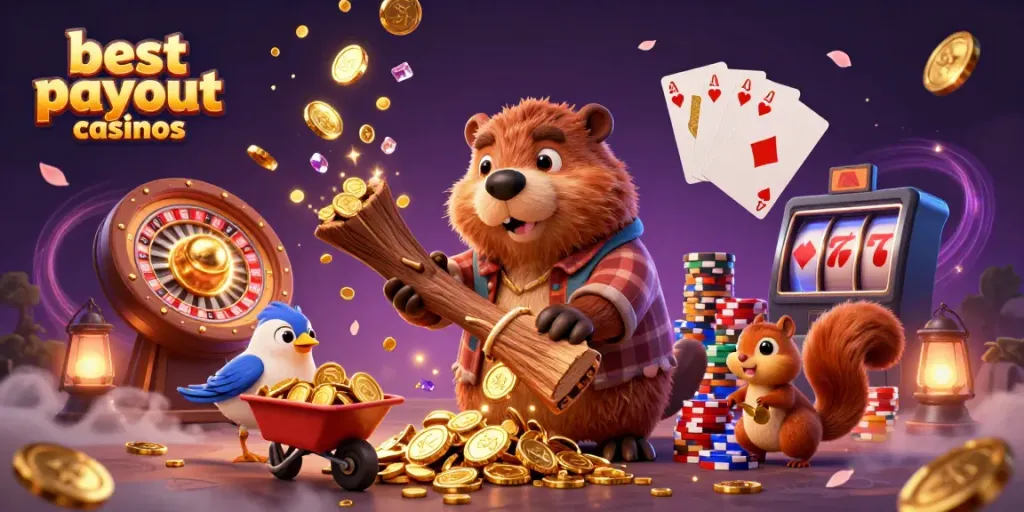 Experience the excitement of the best payout casinos with vibrant characters and dynamic gaming elements.