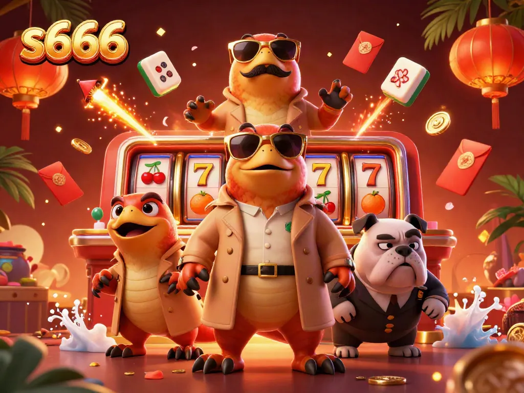 S666 theme park casino raptors attempt to access VIP lounge, showcasing dynamic gambling elements