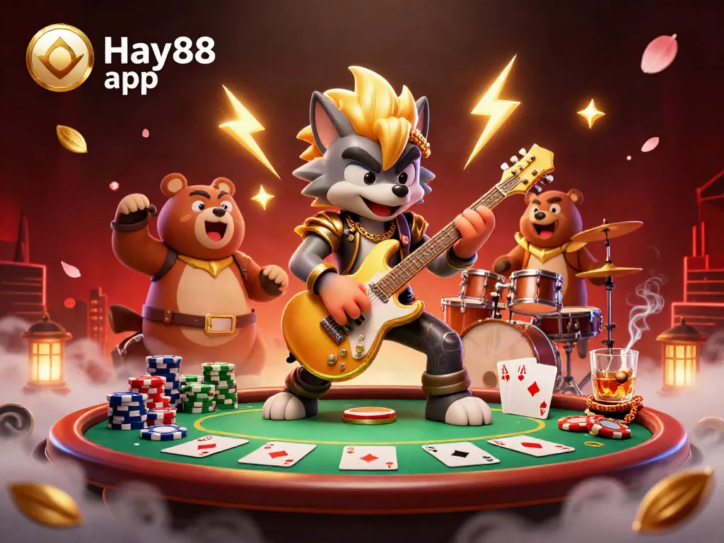 Experience the thrill of gaming with Hay88 app featuring dynamic casino scenes.