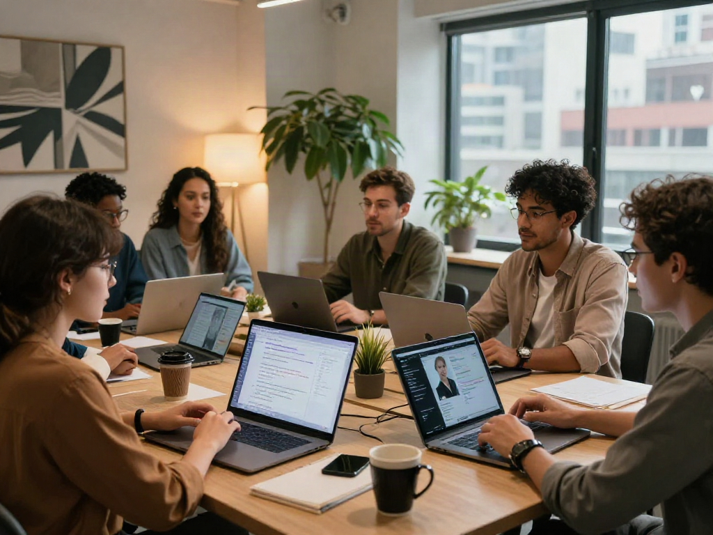 Creating AI 18+ content strategies in a modern office environment