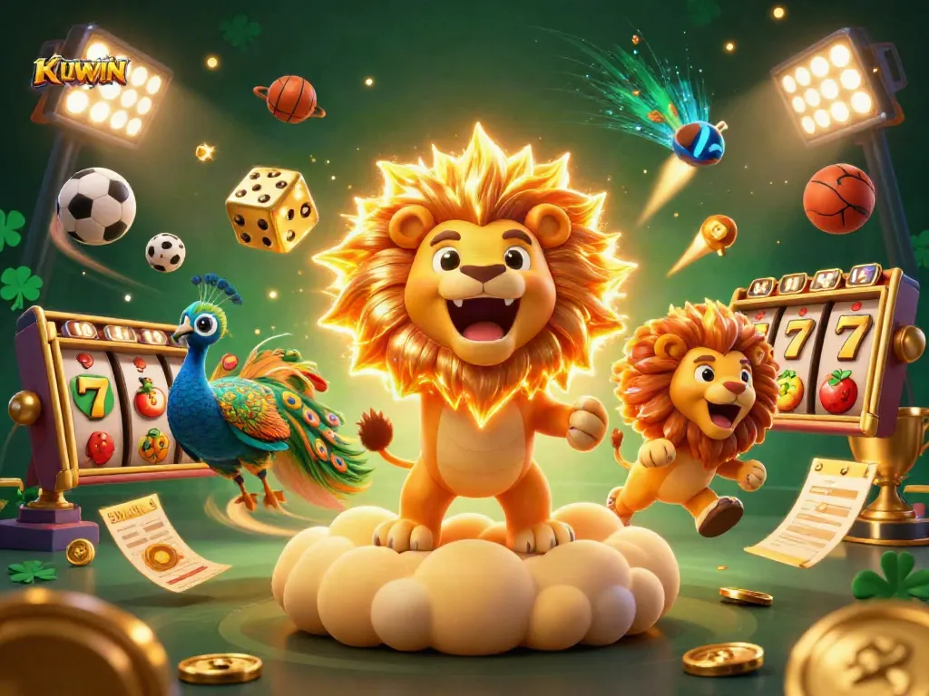 Join the golden jackpot journey with KUWIN's thrilling casino gaming experience featuring vibrant slots.